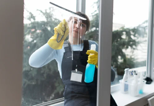 Nettoyage de vitres intérieures et extérieures au Neubourg